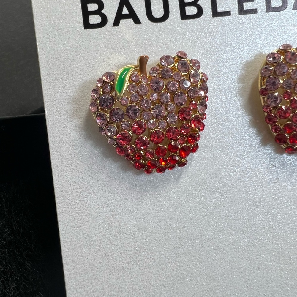 NWT💍  Baublebar  “POISON APPLE” Stud Earrings - Picture 7 of 11